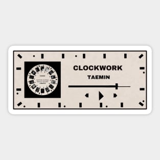 Taemin - Clockwork Song Label Sticker